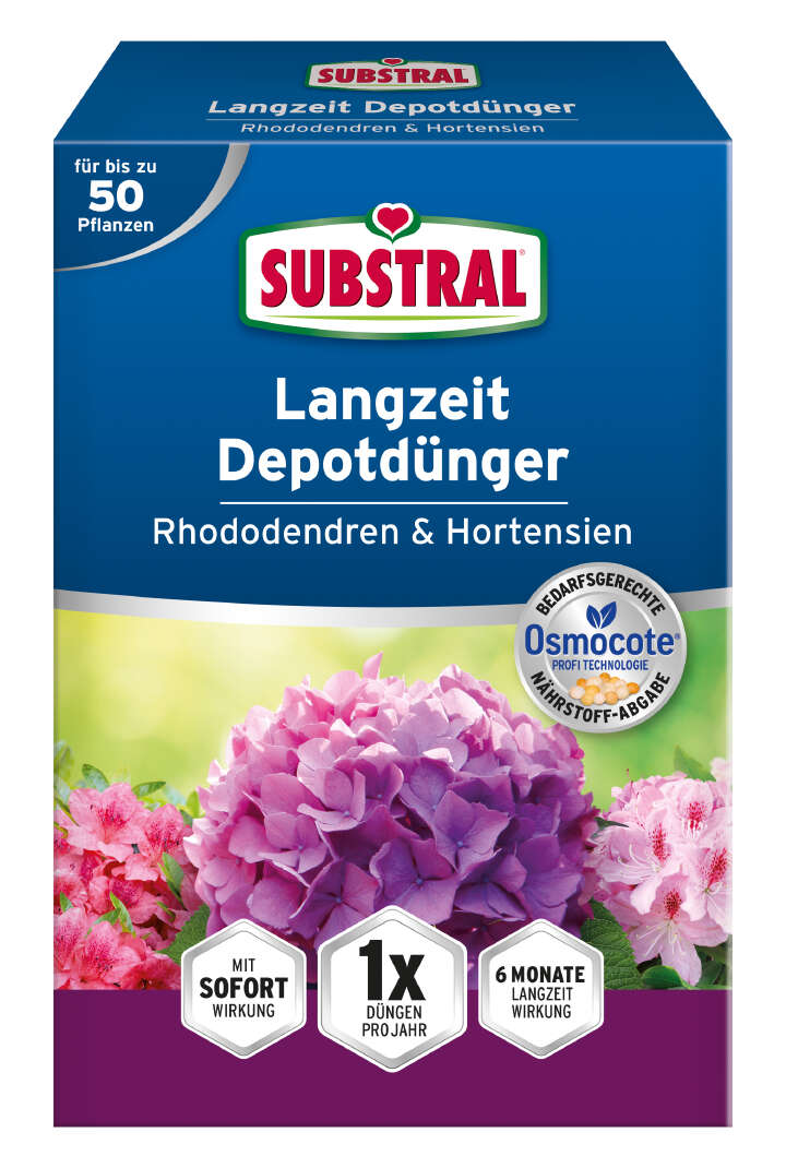 SUBSTRAL Langzeit Depotdünger Rhododendren & Hortensien